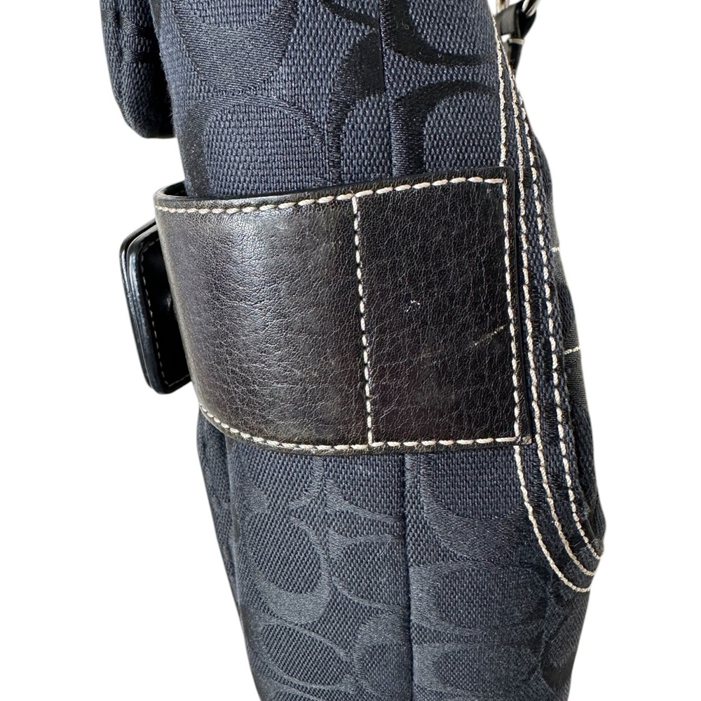 Coach Legacy Vintage Black Braided Soho Bag A06Q 6314 Y2K Jacquard Signature - Picture 10 of 16